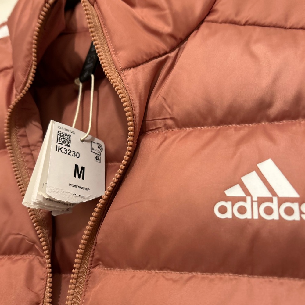 NWT Women’s Adidas Coral Puffer Jacket - Picture 5 of 6